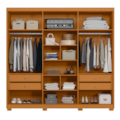 Roupeiro Albatroz Ouro Verde 6 Portas 4 Gavetas Cinamomo/Off White-fce023e5-363e-45cd-9f82-6a4d9b8972da