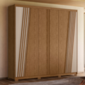 Roupeiro Albatroz Ouro Verde 6 Portas 4 Gavetas Jatoba/Fendi Metallic-441fce1b-c02c-43bb-8319-df34838a53e0