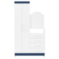 Roupeiro Comoda Albatroz New Capri 2 Portas 4 Gavetas com Espelho Incluso 0,60x0,39m Quadriflex-f9e4f174-c89b-40be-b228-3260c8a0d08b