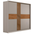 Roupeiro Demobile Authentic Casal 2 Portas De Corre 6 Gavetas Com Pe Nogueira/Nude Prime Tx Flex-e3bc13a2-b6f3-4c6e-a1ca-7635fd31ac99