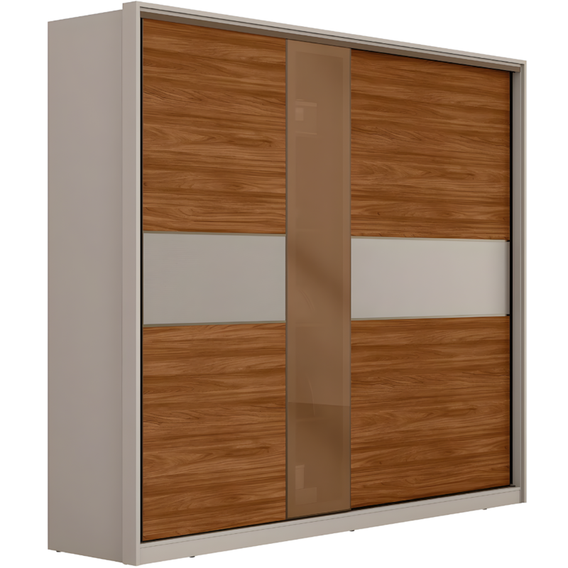 Roupeiro Demobile Authentic Casal 2P De Corre 6G Com Pe Nogueira/Nude Prime Tx Flex-3e4dbbe5-377e-446f-a712-ec9a5d130ed9