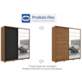 Roupeiro Demobile Belga Casal 2 Portas De Correr 3 Gavetas Com Espelho E Pe Amendola/Grafito/Amendola Flex-ac2dfd1b-aa86-4d2a-b518-0b59130d744a
