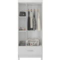 Roupeiro Demobile Prince 3 Portas 1 Gaveta Branco-78adca55-f2b7-43e5-aca4-ac94f4ae1038