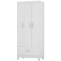 Roupeiro Demobile Prince 3 Portas 1 Gaveta Branco-903d712f-c2dc-48b2-bc84-2fae0d0d02bc