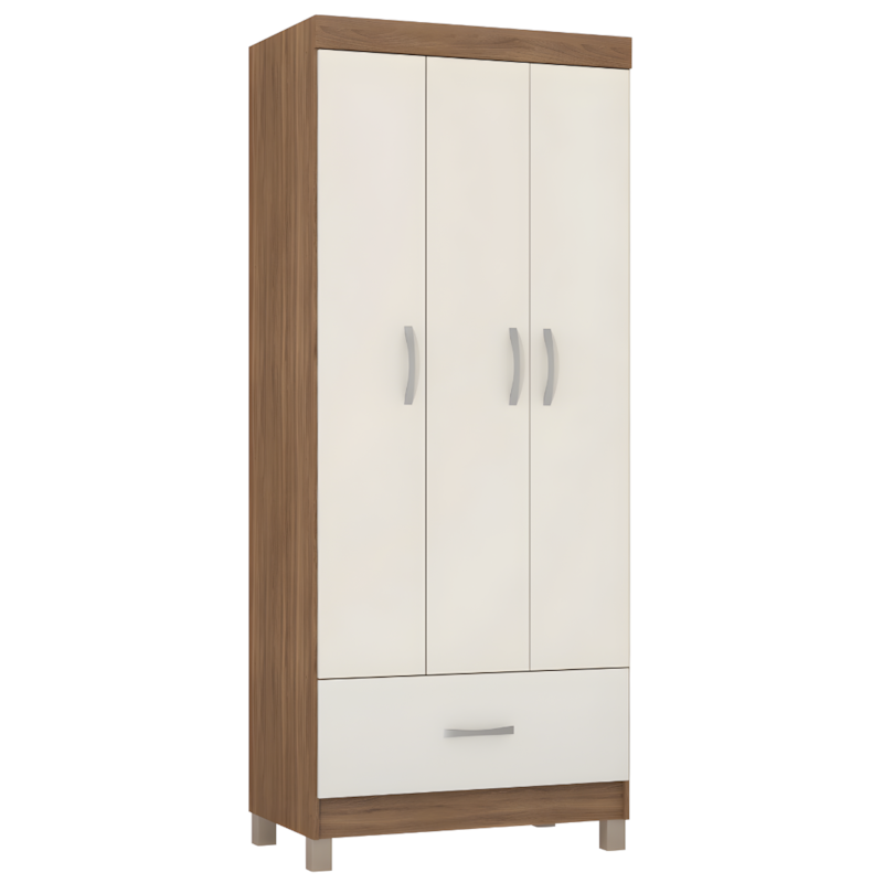 Roupeiro Demobile Prince 3P 1G Amendola/Off White-cbeeb37a-2b3b-48c9-b7f0-e4054c45a5c5