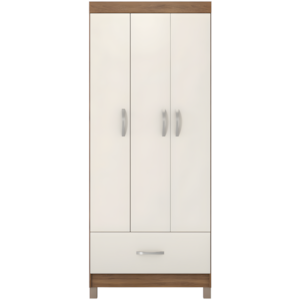 Roupeiro Demobile Prince 3P 1G Amendola/Off White