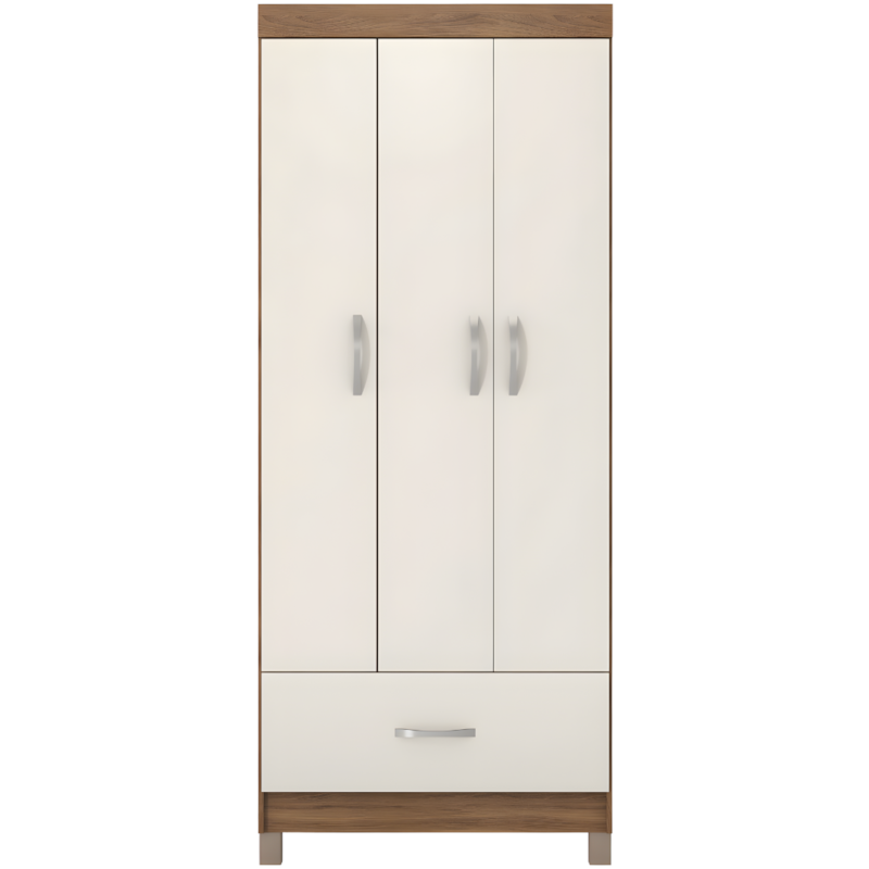 Roupeiro Demobile Prince 3P 1G Amendola/Off White-822f264e-bb24-4e8e-b57f-2a70a3e78f4a