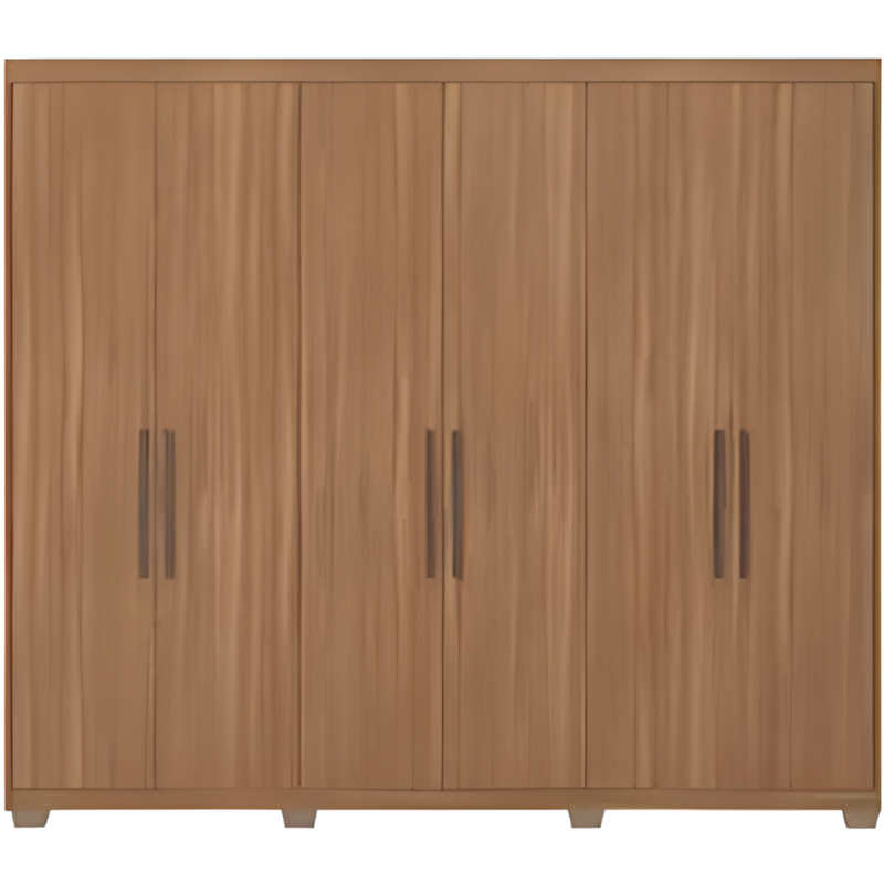 Roupeiro Demobile Sumatra Casal 6P 3G Com Pe Quadrada Amendola Touch-cf58a008-cf51-4920-bbee-84869b318e85