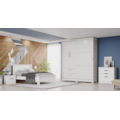Roupeiro Kappesberg 2 Portas 1 Porta de Correr 2 Gavetas com Pé Branco de Madeira-4e4ba63d-9383-45aa-b84f-be74b689124b