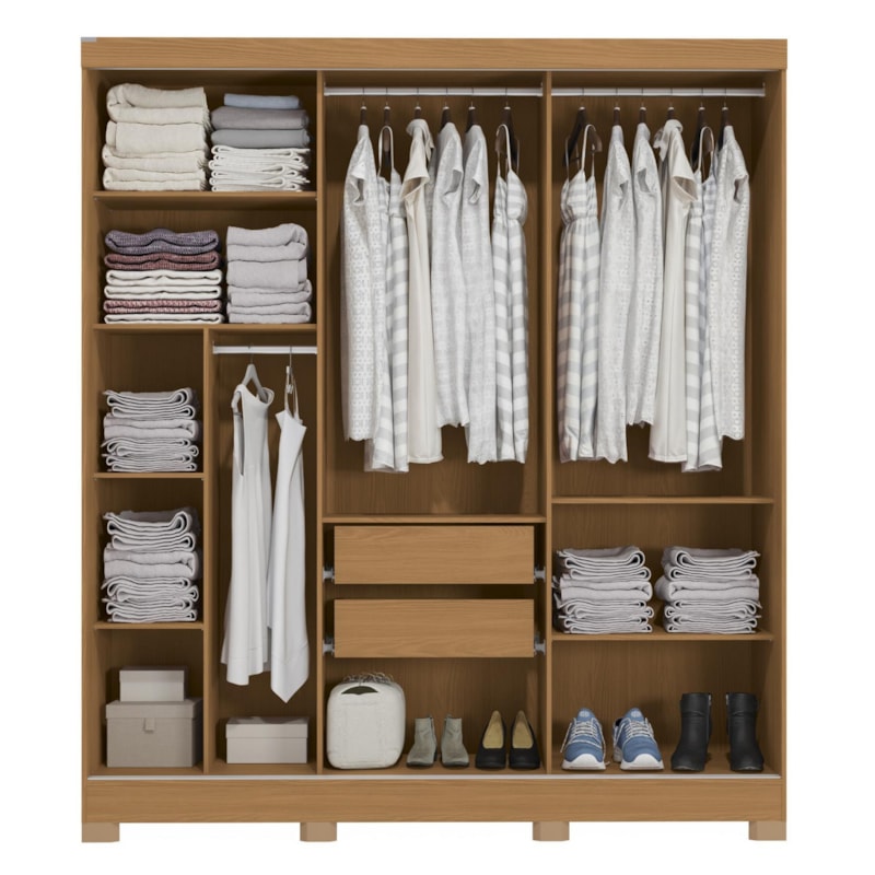 Roupeiro Kappesberg 3 Portas com Espelho-302a00ea-557f-4aab-87fb-ef70a51a1d2c