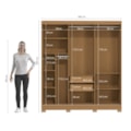 Roupeiro Kappesberg 3 Portas com Espelho-6bd0c61f-c39d-4452-b5de-d8a00abce87f