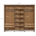 Roupeiro Kappesberg 3 Portas com Espelho-fc39ded2-5928-4309-9926-11965eb9fad3