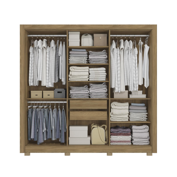 Roupeiro Kappesberg 6 Portas 2 Gavetas Com Pes E Espelho Nogueira/Fendi De Madeira-0fe728ce-8638-47f3-aa7b-50e13f9c00d2