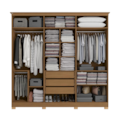 Roupeiro Kappesberg 6 Portas 3 Gavetas com Espelho e Pes Canela de Madeira-a832b147-8762-4de1-842c-26df89946de8