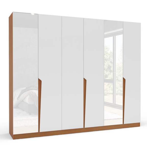 Roupeiro Politorno Porto Freijó/Branco-7680ba6c-3b9b-4032-b342-22d30e227f4a