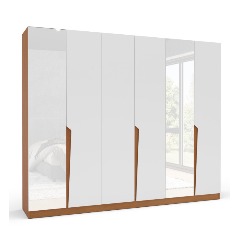 Roupeiro Politorno Porto Freijó/Branco-27e803eb-8989-4e7f-b470-6975f38f39d1