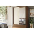 Roupeiro Santos Andira Democrata com Espelho 2 Portas de Correr 2 Gavetas Jatoba/Areia Flex-84a44491-29bd-4420-8f6b-0c9fe7b61dcc