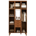 Roupeiro Serpil Casual 3 Porta 3 Gaveta Capelhinha Cedro Acetinado-efd29f39-c137-4b16-845f-3e0005bc2d25