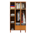 Roupeiro Serpil Casual 3 Portas 2 Gavetas com Espelho Cedro Acetinado-c4ee0da5-babf-4e91-bece-3543fcae018a