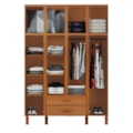 Roupeiro Serpil Casual 4 Portas 2 Gavetas com Espelho Cedro Acetinado-12177126-b60a-486e-ab17-02e5cad18e64