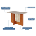 Sala de Jantar Cimol Louise 130X80 Cinamomo/Off White Nude com Vidro Temperado 4 Cadeiras Paola Wood-5d98edf7-802f-40eb-ba30-204e8cb6dfc2