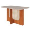 Sala de Jantar Cimol Louise 130X80 Cinamomo/Off White Nude com Vidro Temperado 4 Cadeiras Paola Wood-e3ef6b60-fd0a-4d2b-93a6-115cc153744d
