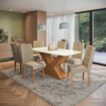 Sala de Jantar Kappesberg Amora 6 Cadeiras-11d0b31a-c261-4920-961e-939545d8f7c2
