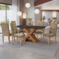Sala de Jantar Kappesberg Graviola 6 Cadeiras Flora-24c0a013-5102-4e55-b8ae-c5cb2edb9542