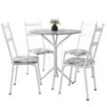 Sala Jantar Artefamol Dalia 0,80X0,80 4 Cadeira Branca -29fb14b1-281a-47c2-8ccf-66c227ae308e