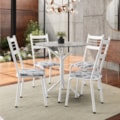 Sala Jantar Artefamol Dalia 0,80X0,80 4 Cadeira Branca -a096d651-5ad6-47b1-8a67-a6d350086c01
