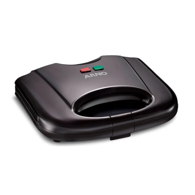 Sanduicheira Arno Compacta com Placas Antiaderentes SACB 127V Preto