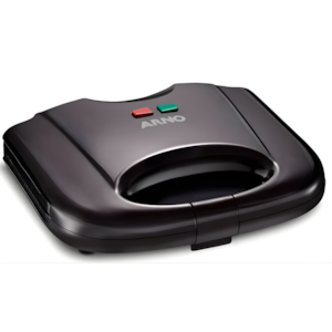 Sanduicheira Arno Compacta com Placas Antiaderentes SACB 127V Preto