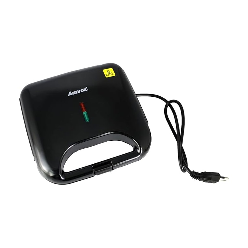 Sanduicheira e Grill Amvox 110V AMS 370 Black