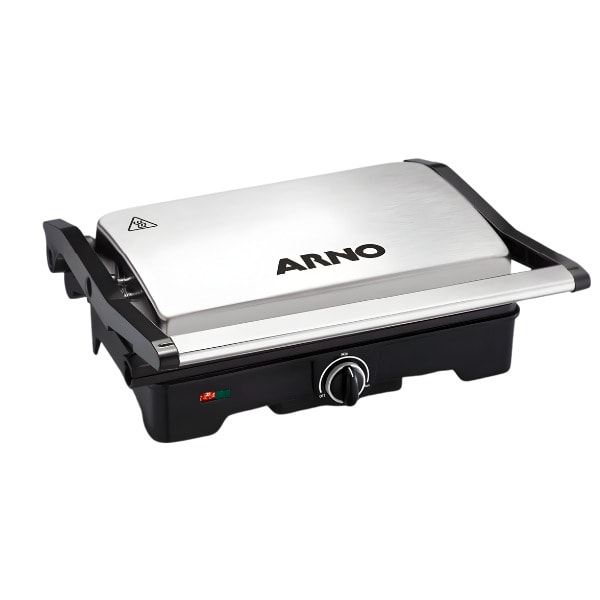 Sanduicheira Grill Arno Gnox Preto SW332D80 Dual Inox 127V -26661da1-8660-4f71-93a7-724792fa4b24