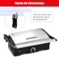 Sanduicheira Grill Arno Gnox Preto SW332D80 Dual Inox 127V -071b292d-3f32-45b3-87c2-0a0edb580945