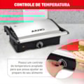 Sanduicheira Grill Arno Gnox Preto SW332D80 Dual Inox 127V -23f7ffdc-4b73-447e-8070-94486e9dd00e