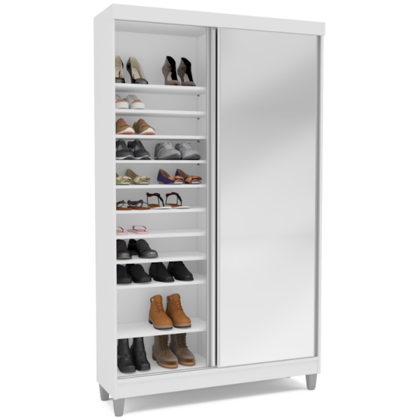 Sapateira Politorno Diamante Branco com Espelho-773e338d-59d4-4bd3-ae1d-052e43987d64