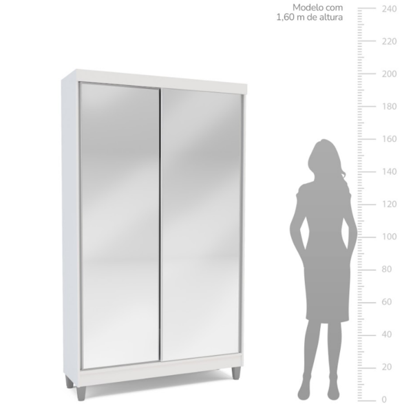 Sapateira Politorno Diamante Branco com Espelho-24532fde-d8a7-4a44-a7ec-03d06511765d