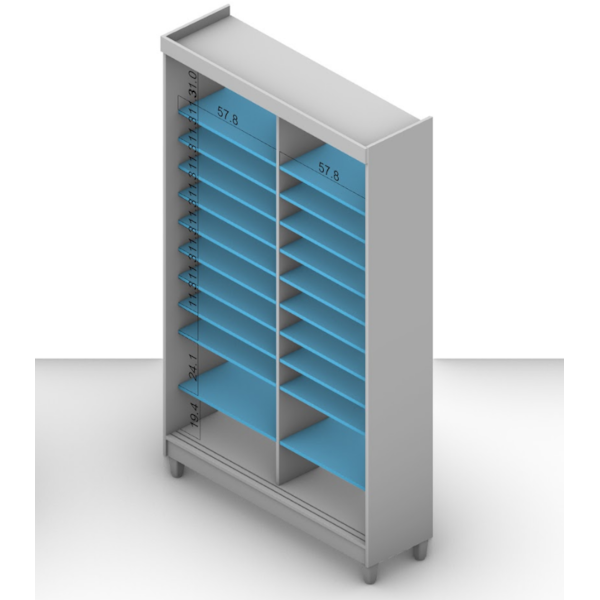 Sapateira Politorno Diamante Branco com Espelho-b537726e-161a-4c67-990d-046a21b7b95c