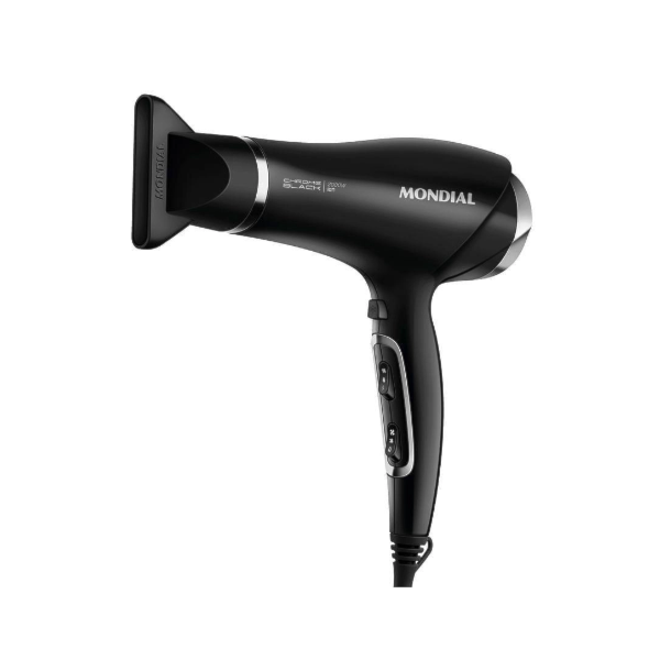 Secador de Cabelo Mondial 127V/60HZ SCN-04 Preto/Cromado-7f01cb59-9a8b-4196-a934-96549bc57e02