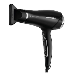Secador de Cabelo Mondial 127V/60HZ SCN-04 Preto/Cromado