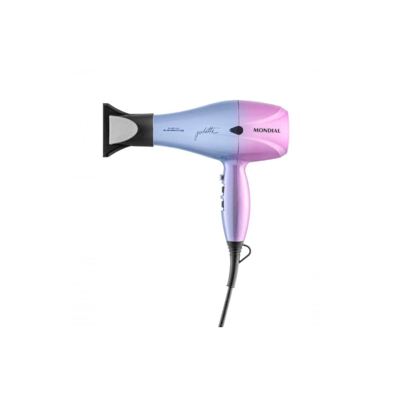 Secador de Cabelo Mondial By Juliette 127V SCP-JU-03 Color Rosa/Azul