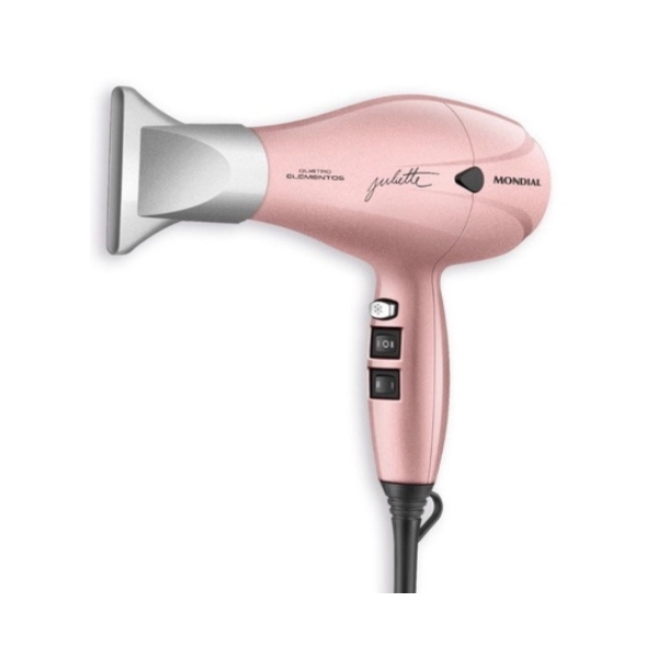 Secador de Cabelo Mondial Profissional By Juliette SCP-JU-01 127V/60Hz Golden Rose-a24ce010-4dc4-4e4e-bd50-6b4912f95183