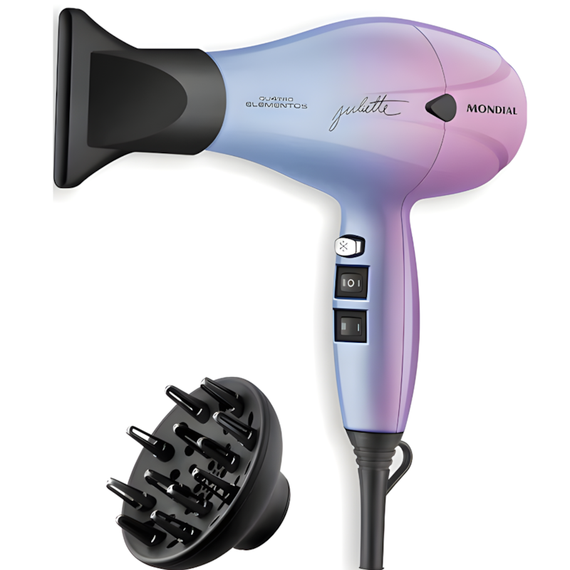 Secador de Cabelo Mondial ProfIssional By Juliette SCP-JU-03 127V/60HZ Rosa/Azul-e2c2874f-39a5-4de3-8d89-3cf060278db3