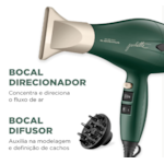 Secador de Cabelo Mondial Profissional SCP-JU-02 127V/60Hz Verde Oliva