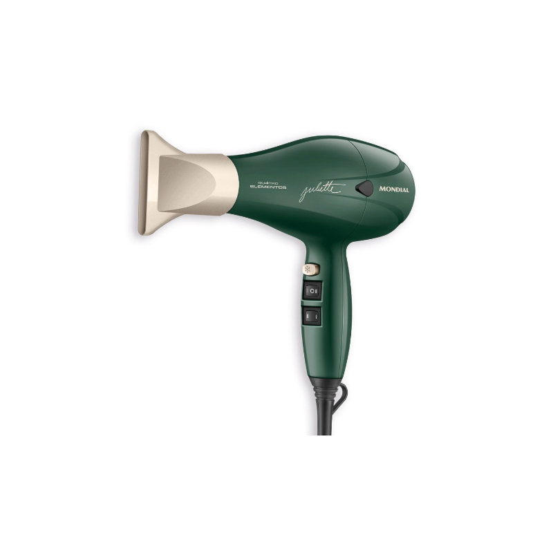 Secador de Cabelo Mondial Profissional SCP-JU-02 127V/60Hz Verde Oliva