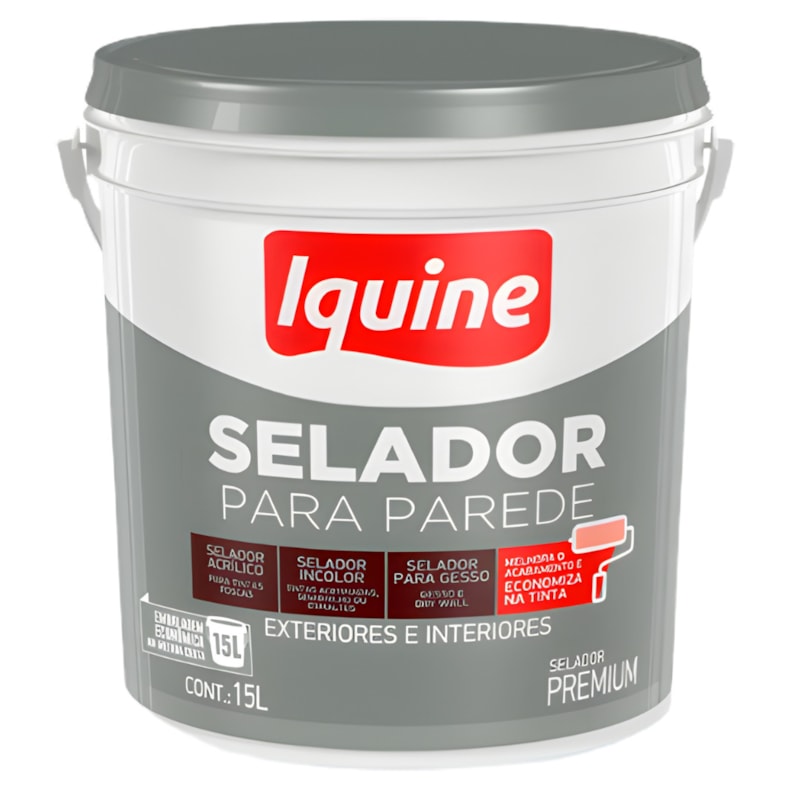 Selador Acrílico Iquine 15L &ndash; Alta Aderência e Economia de Tinta