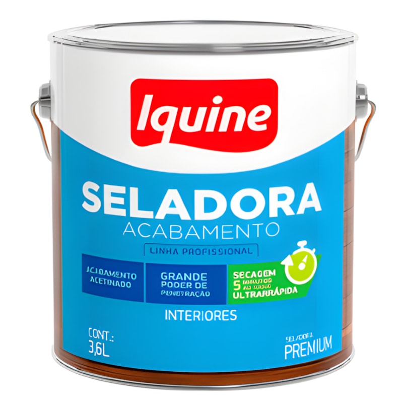 Seladora Iquine para Madeira com Acabamento Acetinado 3,6L Incolor-33e4c596-91d7-404f-a26c-00cbf79d6330