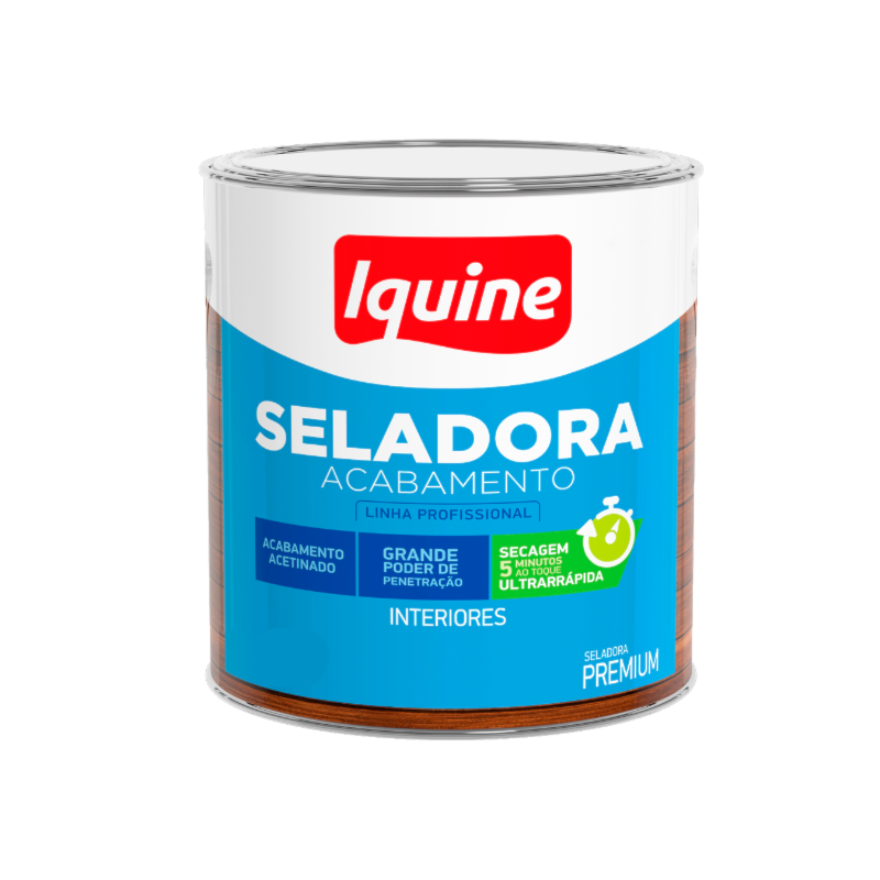 Seladora Iquine para Madeira com Acabamento Acetinado 900ML Incolor