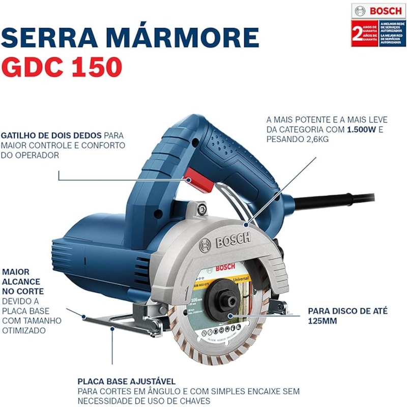 Serra Marmore Bosch Titan GDC 150 1500W 127V2-6ce6d204-7aa8-49df-892b-9cbc59d38dfc
